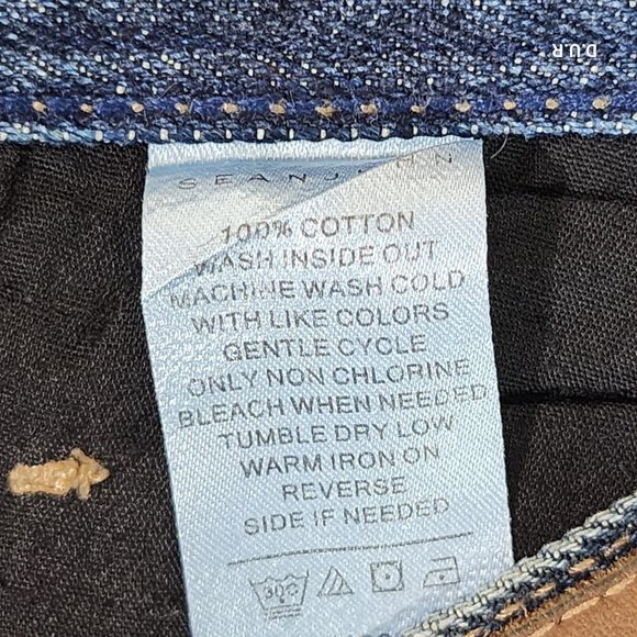 Sean John Jeans Men's 40x27 Blue‎ Denim Relaxed Fit Straight Leg Casual Hip Hop - Picture 9 of 16